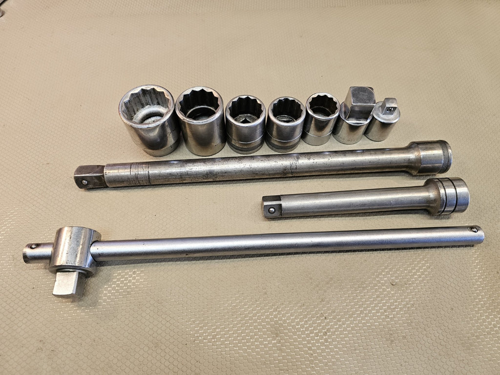 SK Wayne & Other Brands  3/4" Drive 8" Extension & Adapter Set USA Japan