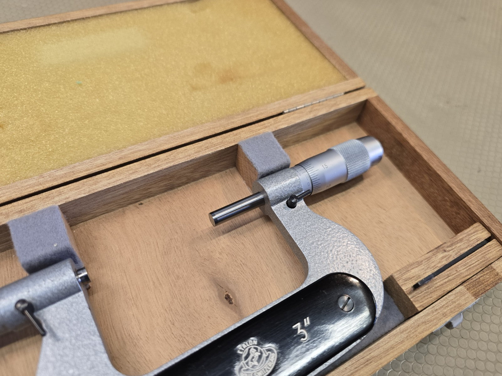 ETALON INDICATING 2-3 OUTSIDE MICROMETER .0001" JEWELED MACHINIST *MINTY!* 