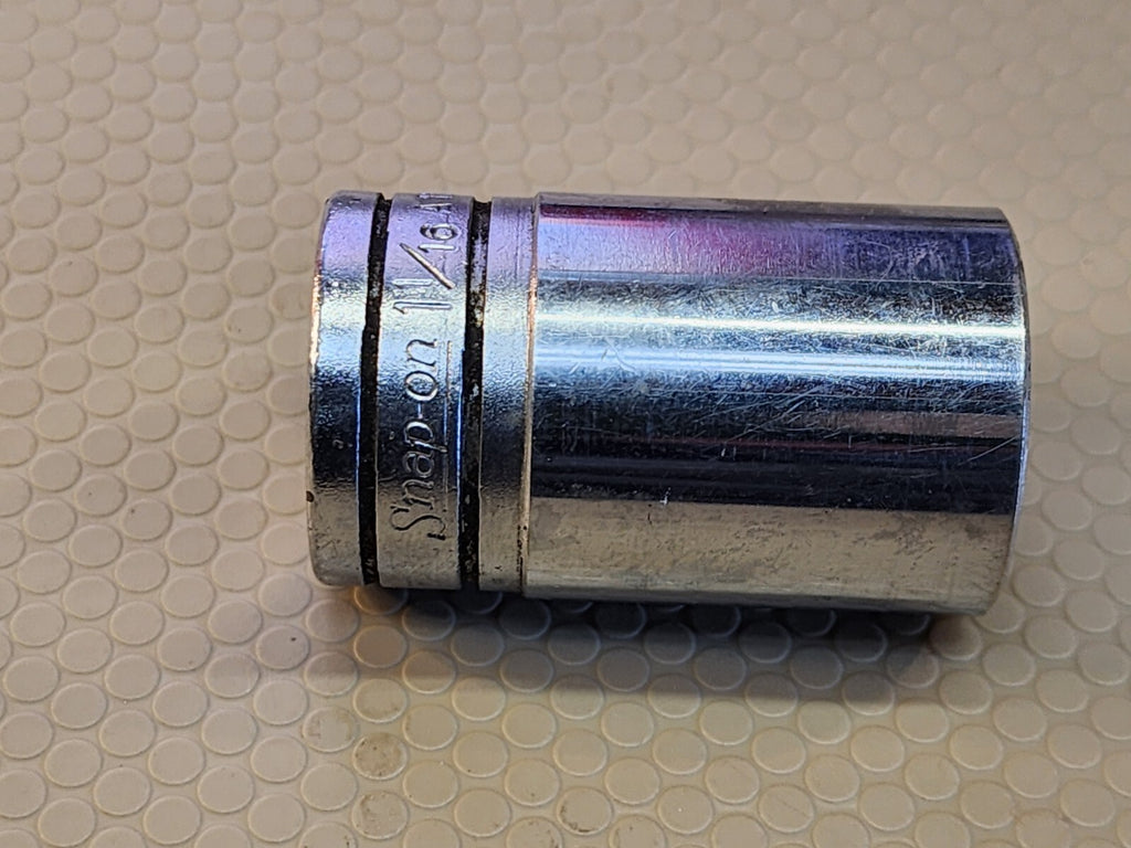 Snap On 3/8" Drive 1-1/16" Chrome Oil Pressure Sender Switch Socket A119A
