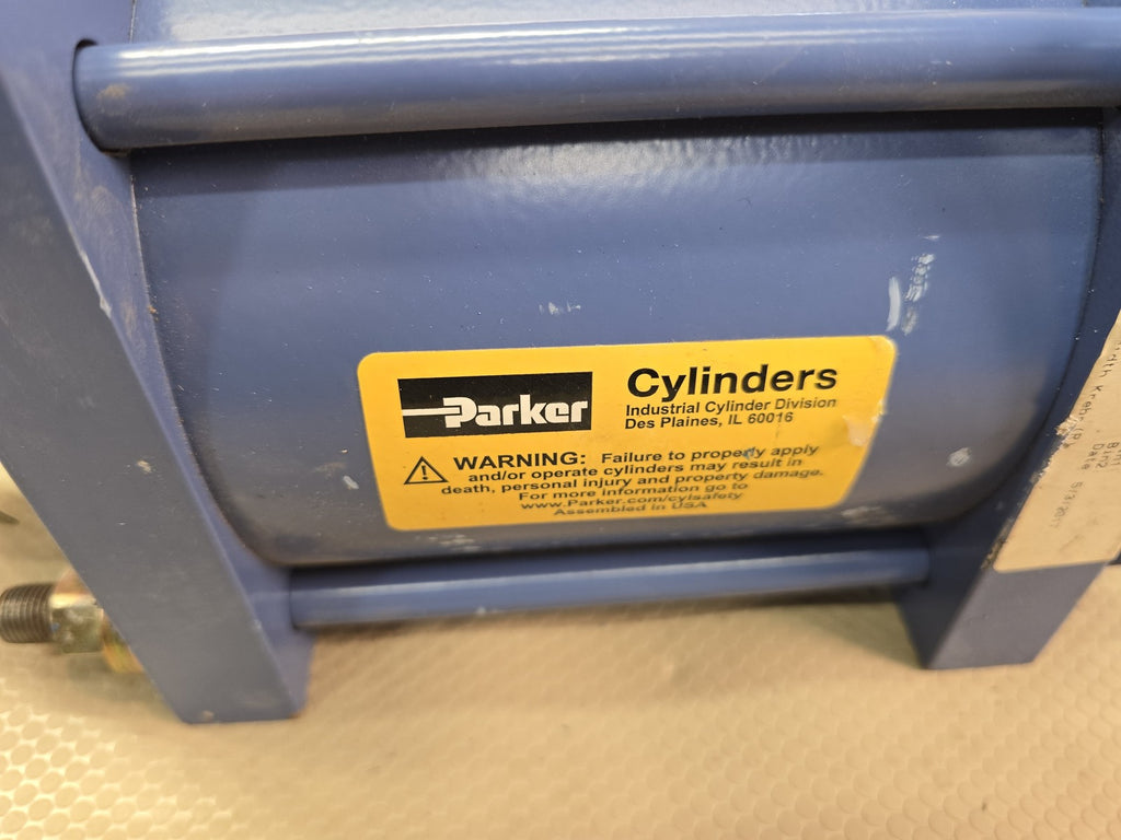 Parker 5.00 TBEVE 150 Psi Pneumatic Cylinder Actuator TG-AC1-3 Knife Gate Valve 