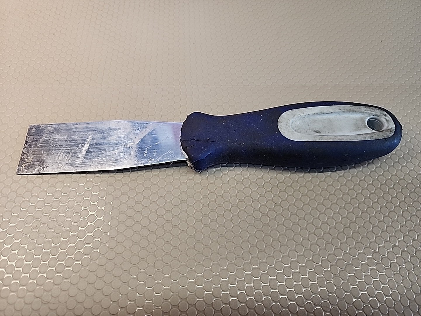 Blue-Point Single Bevel 8.5" Putty Knife Blue Soft Grip Handle