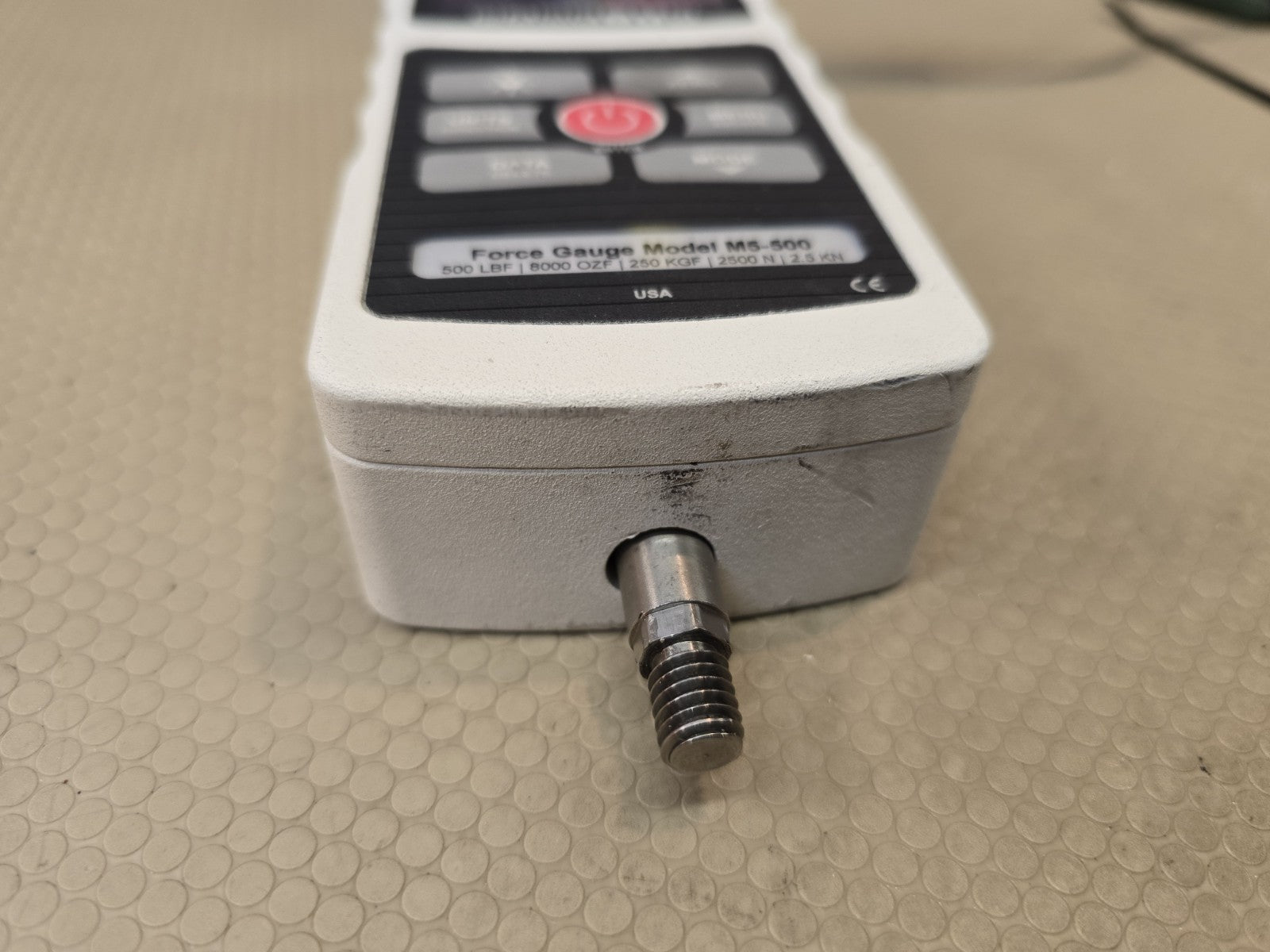 Mark-10 M5-500 Digital Force Gauge 500 lb/ft Works - Unit & Power Cord Only