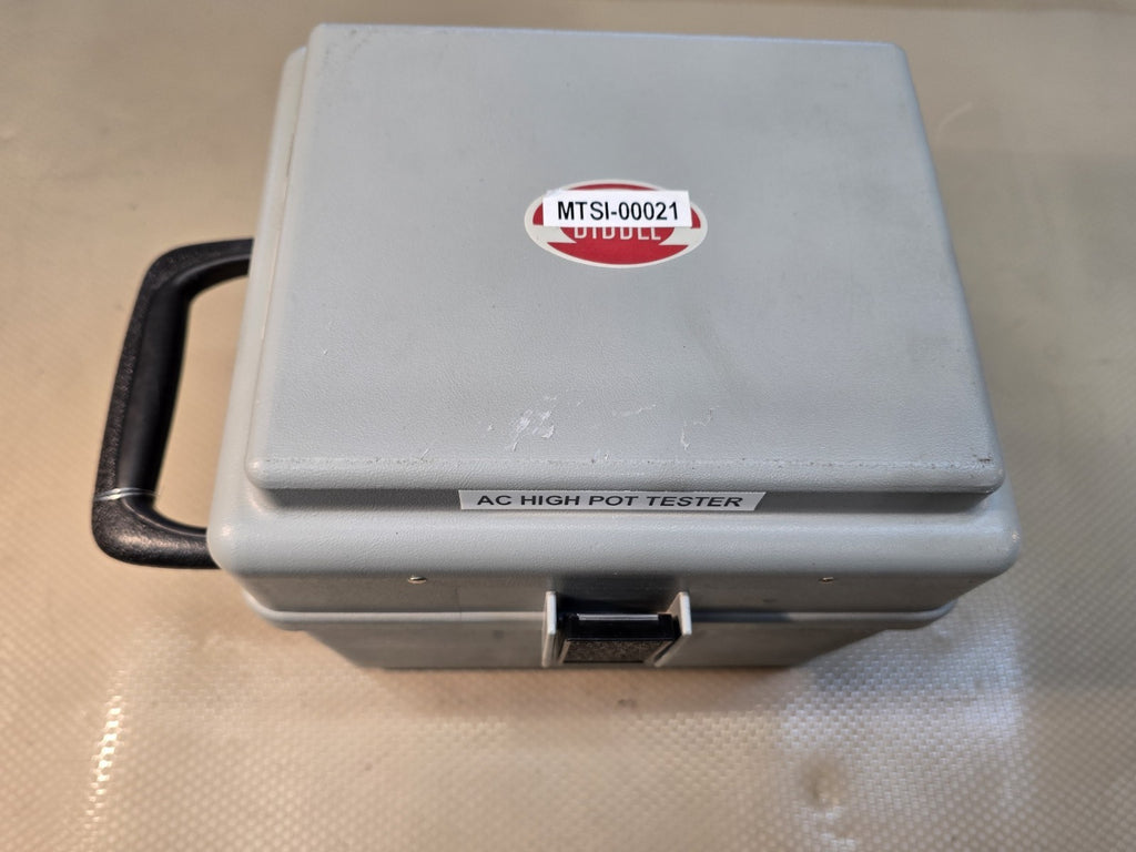 BIDDLE 230315 HIGH POT TESTER  3 AC KV 3000 VAC 12mA Full Set w/ Papers & Cover