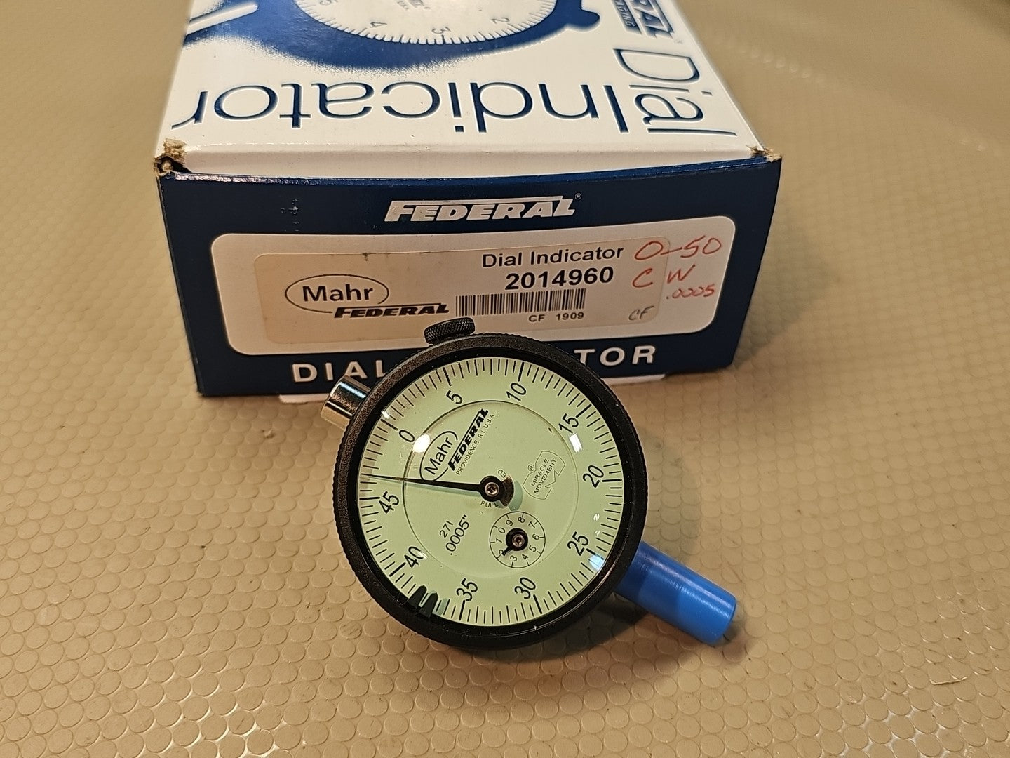 MAHR FEDERAL DIAL INDICATOR 271 .0005"