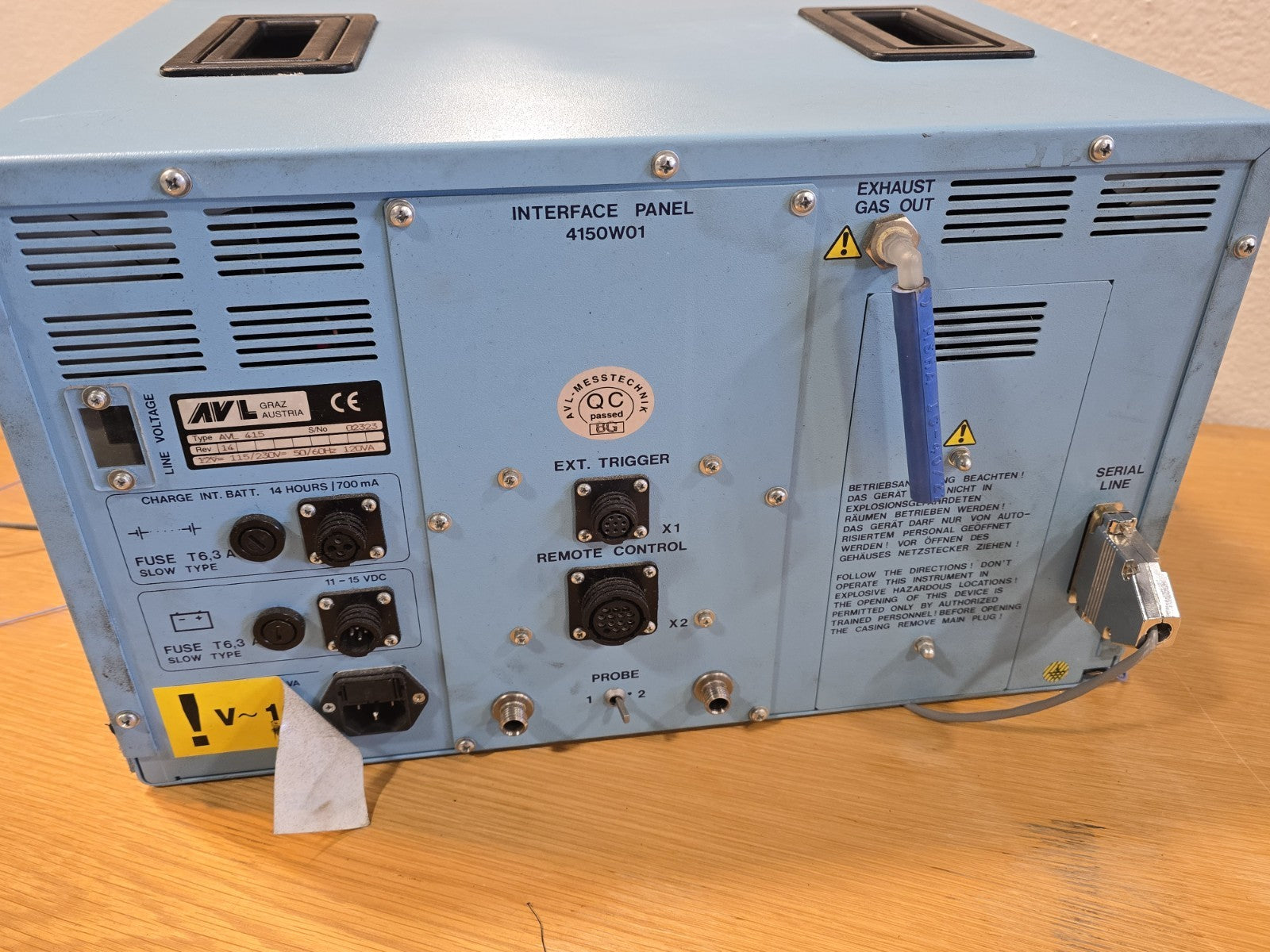 AVL 415 Rev 14 Variable Sampling Smoke Meter Machine 