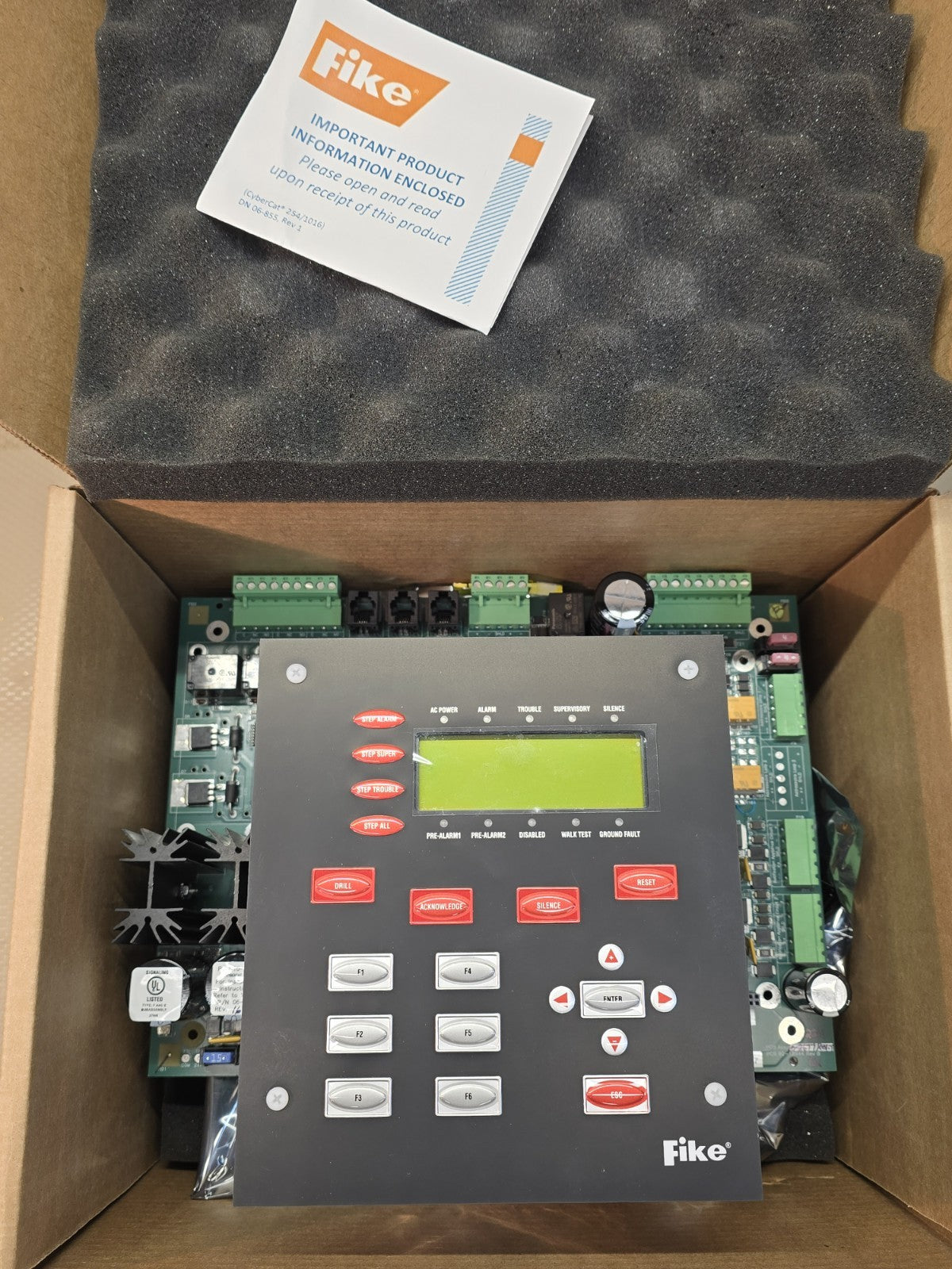NEW! Fike 10-2525 Fire Alarm System Control Panel