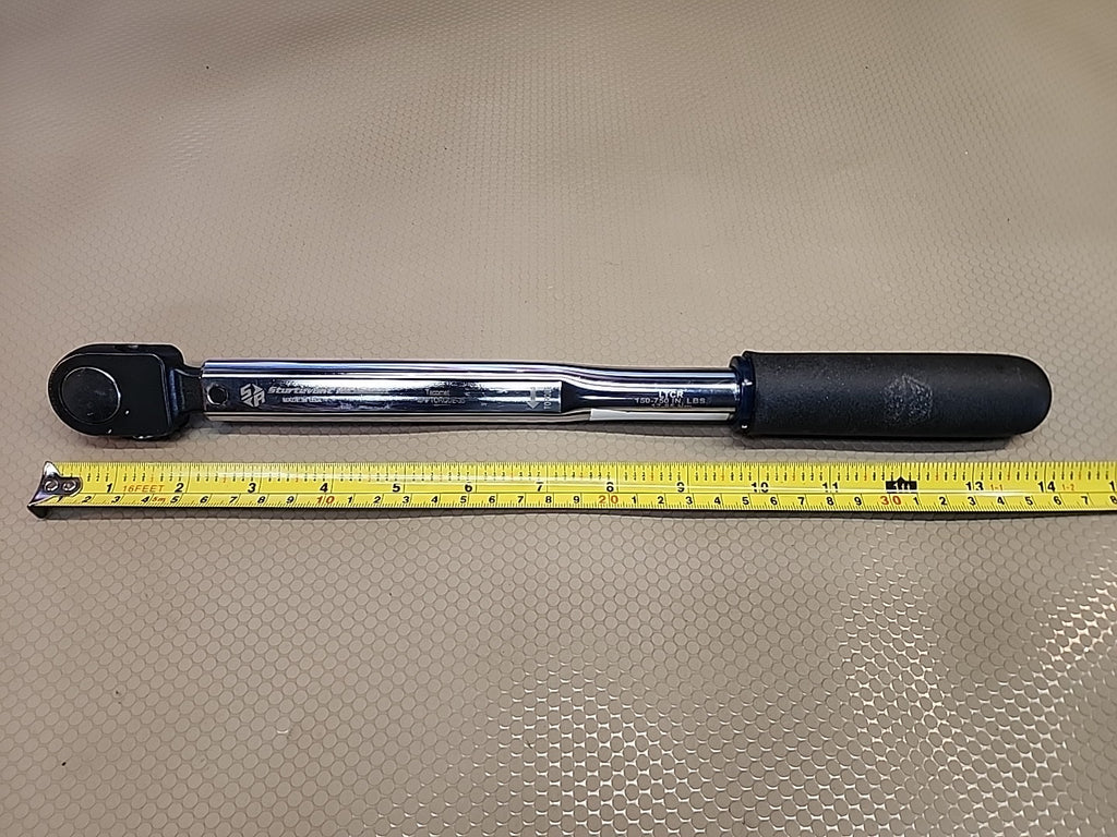 STURTEVANT RICHMONT LTCR 150-750 IN. LBS 17-85 Nm 3/8" SERIES TORQUE WRENCH 