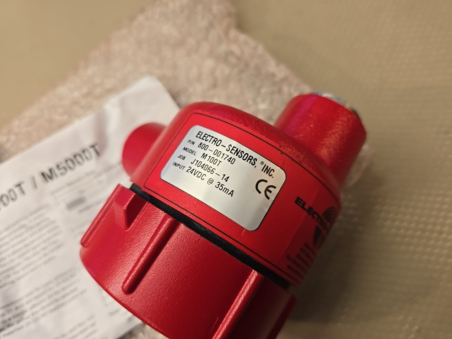 ELECTRO SENSORS Killark M100T 24VDC NSNP M5000T NEW