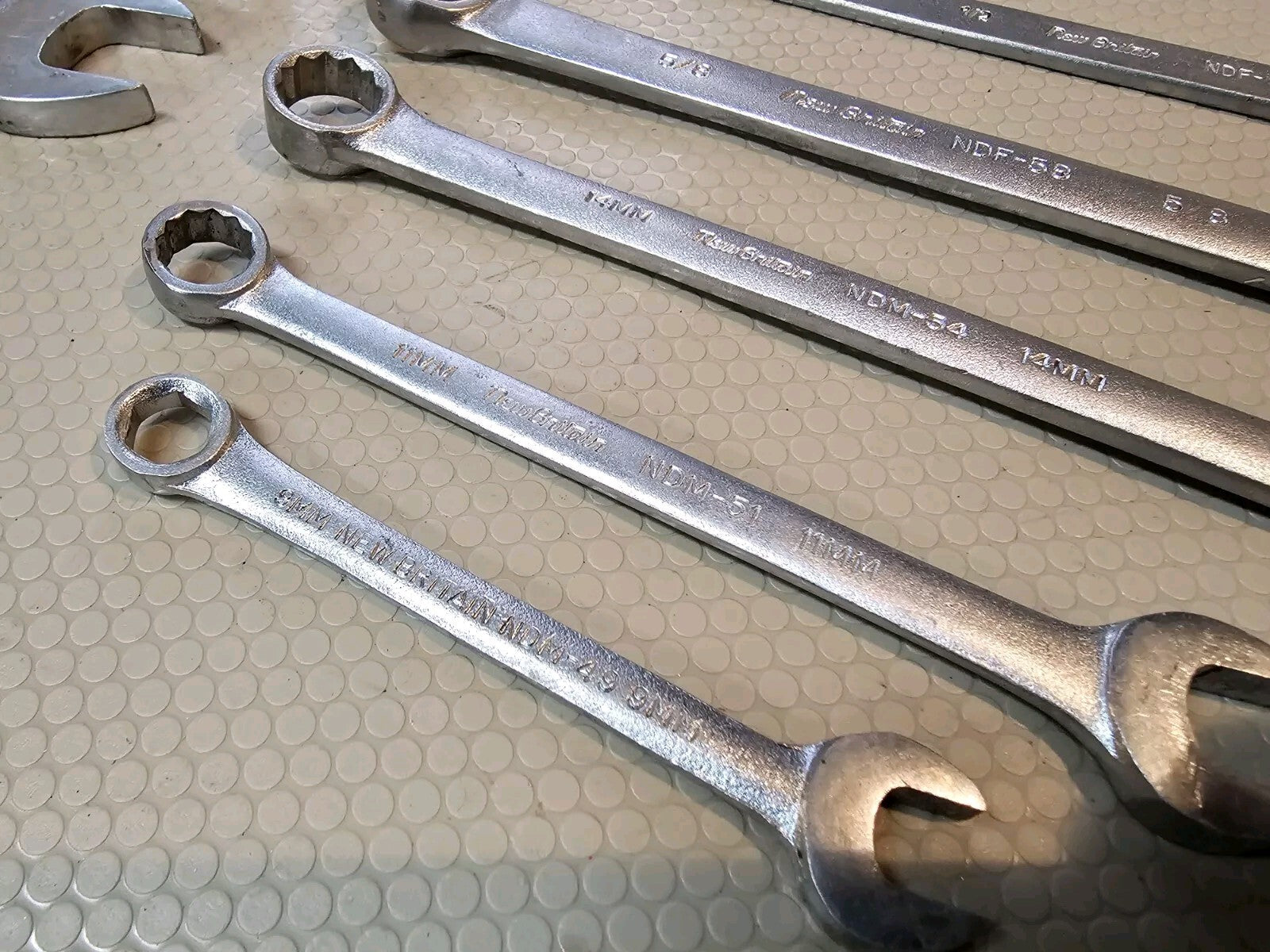 Vintage PAR-X (by Snap On) Combination Wrenches + New Britian USA