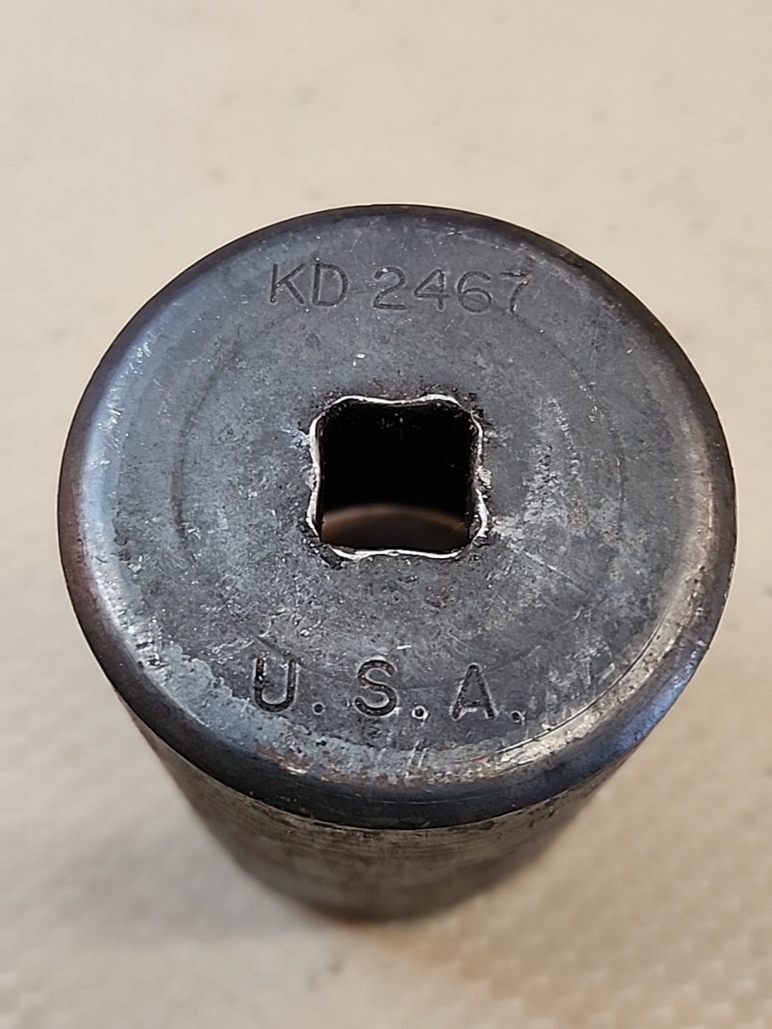 K-D Tools 2467 USA 1/2" Drive 4 Wheel Drive Axle Socket 4 Pin, 2 3/8" Dia KD2467