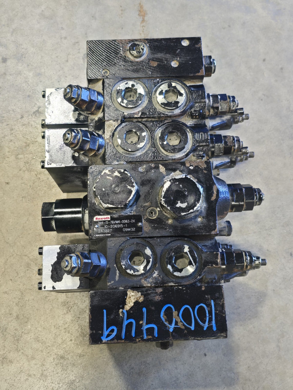 Rexroth Bosch M4-15 Valve Control Block R987373096 M4-K00063-2X/3M4-15-VJ-H_MV19