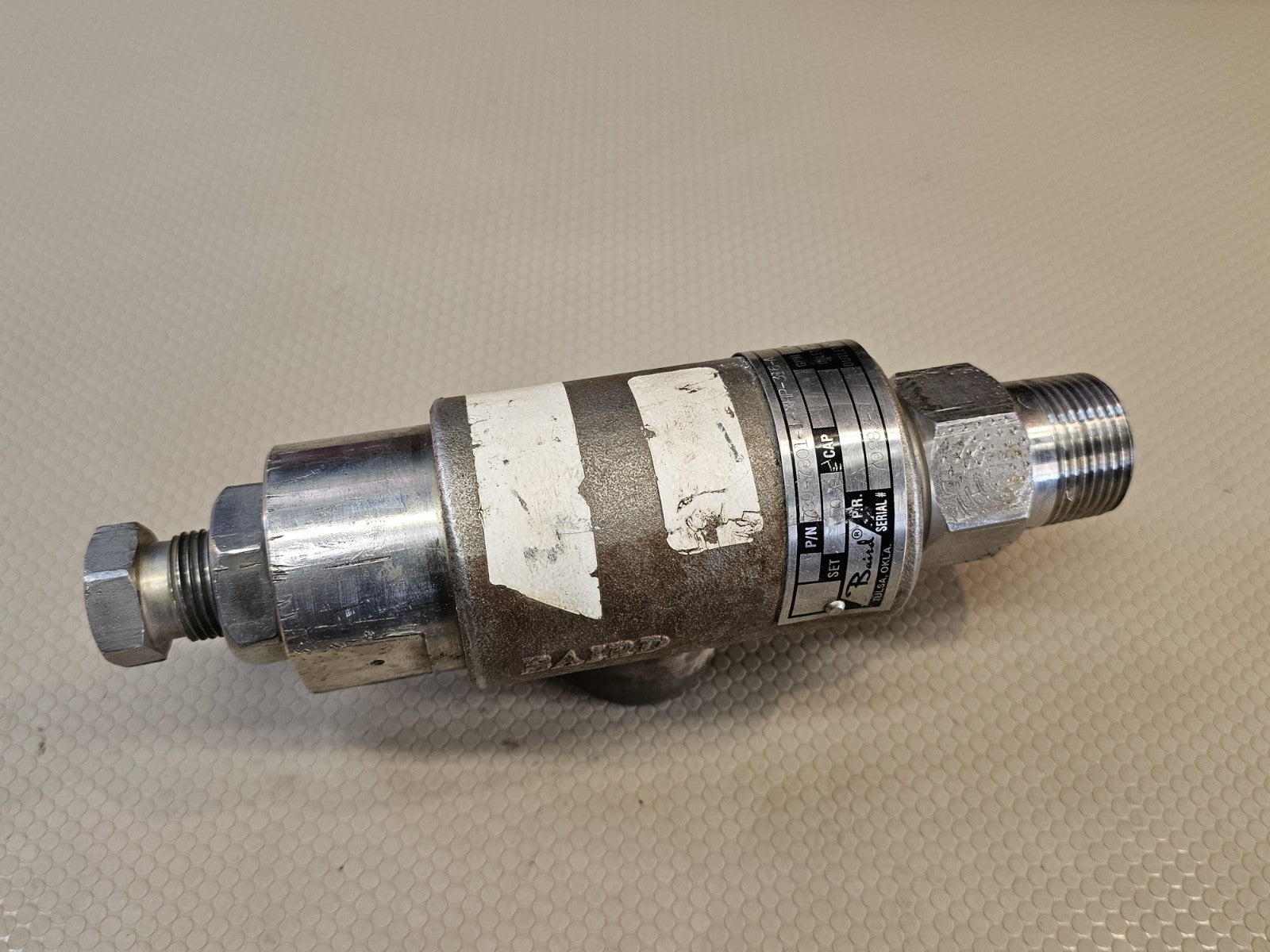 Baird Relief Valve 15-115GPM 500-3000psi 1" Port set @ 3100 MSRP $1000
