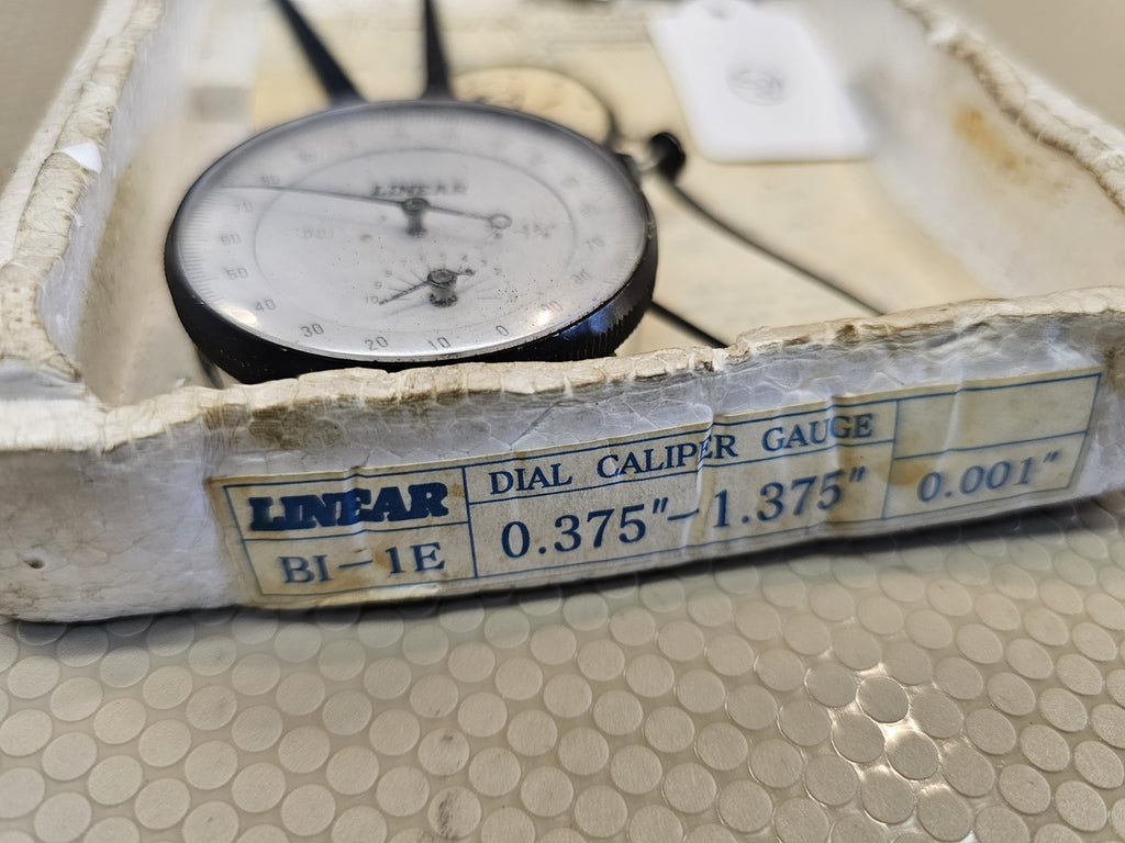 LINEAR DIAL CALIPER  GAUGE BI-IE 0.375"-1.375" Japan