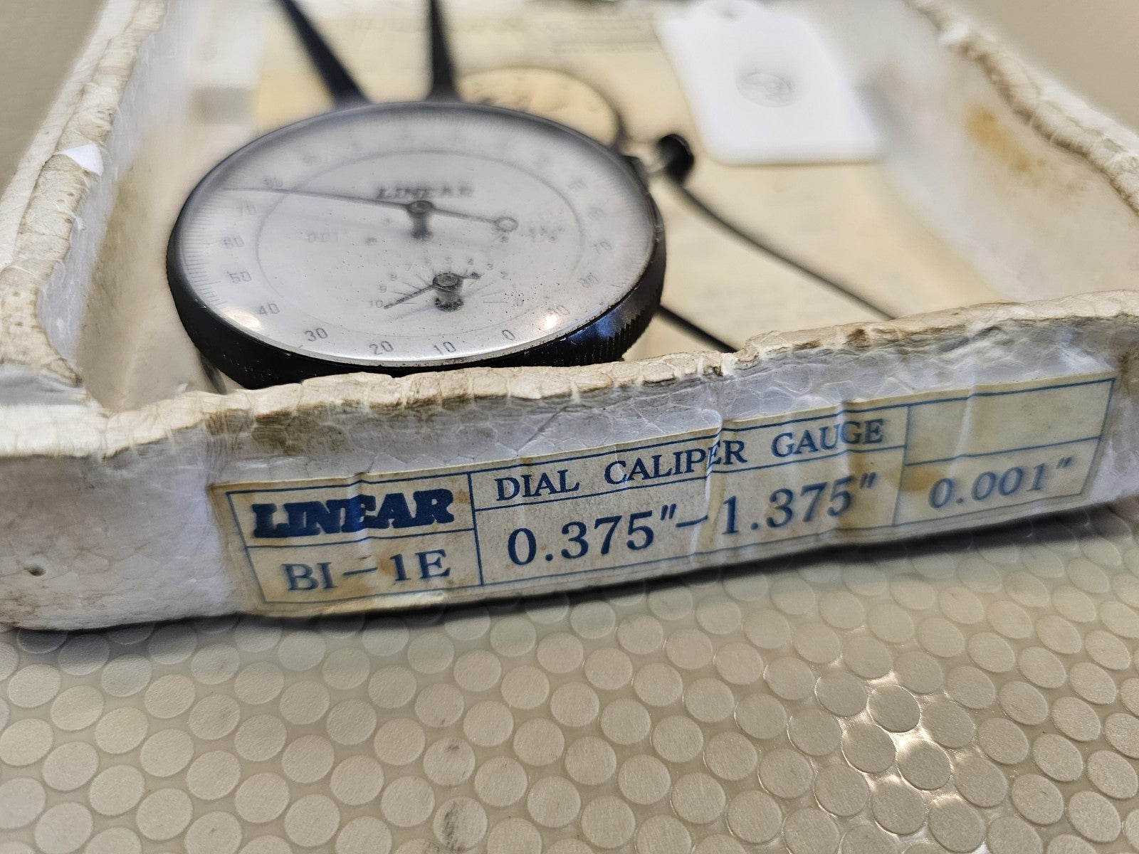 LINEAR DIAL CALIPER  GAUGE BI-IE 0.375"-1.375" Japan