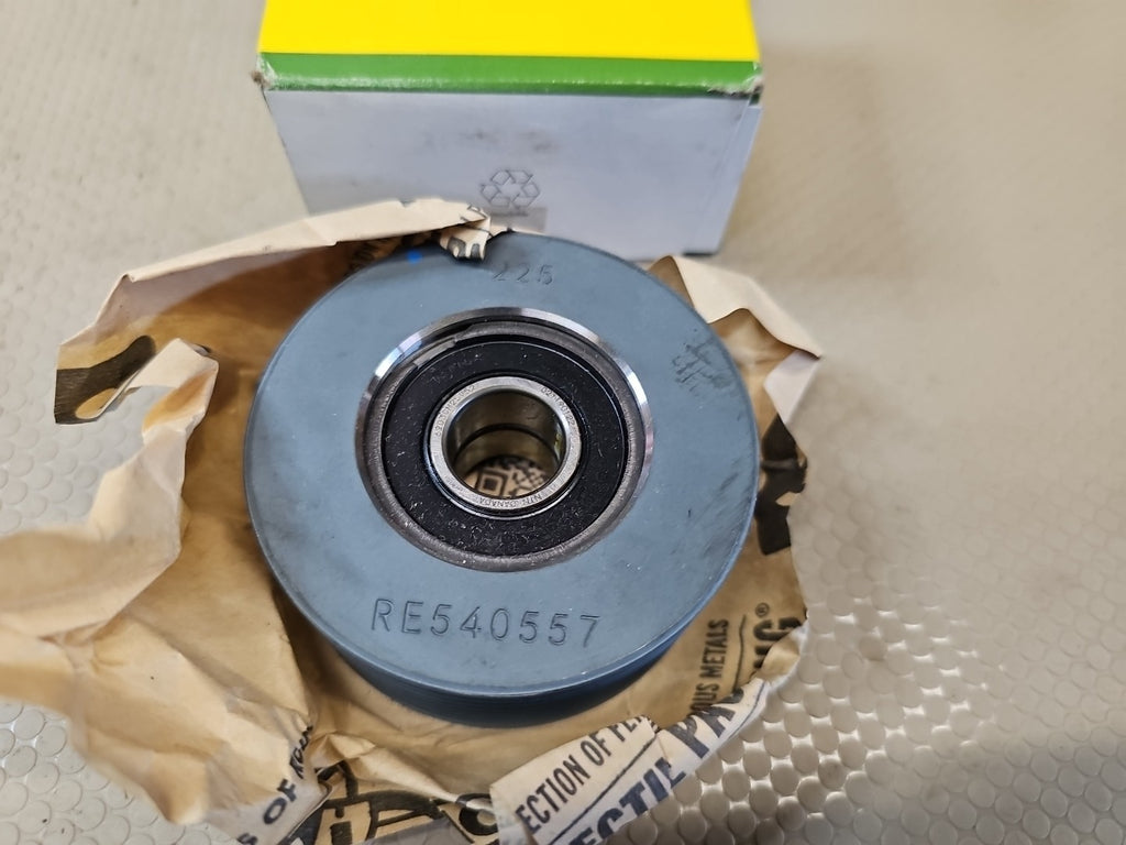 John Deere Idler Pulley Genuine OEMRE5405574045 6068 6090 Engine 7200R 7215R 