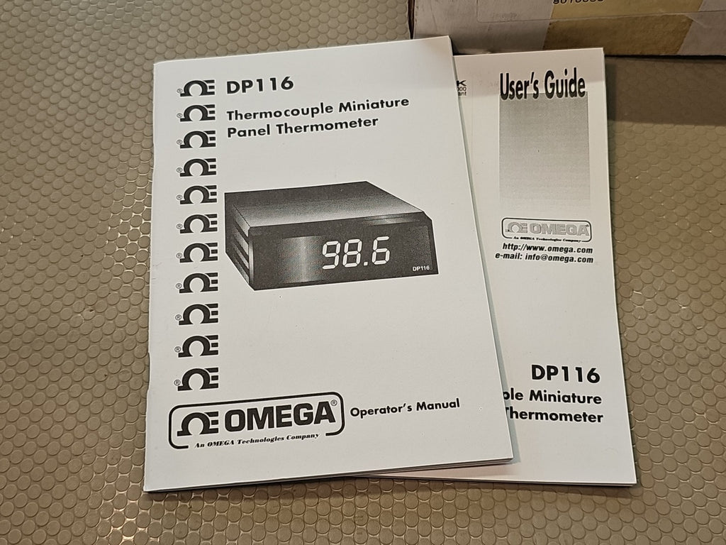 Omega DP116-TF1 Temperature Indicator - NEW