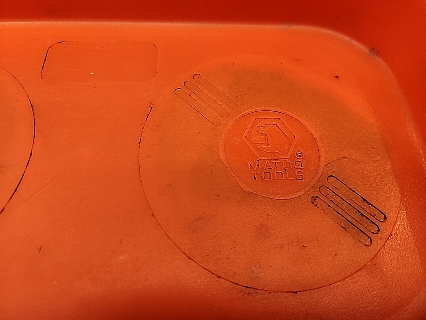 Matco Tools Orange Plastic Magnetic Tool Tray 9.5" x 5.5