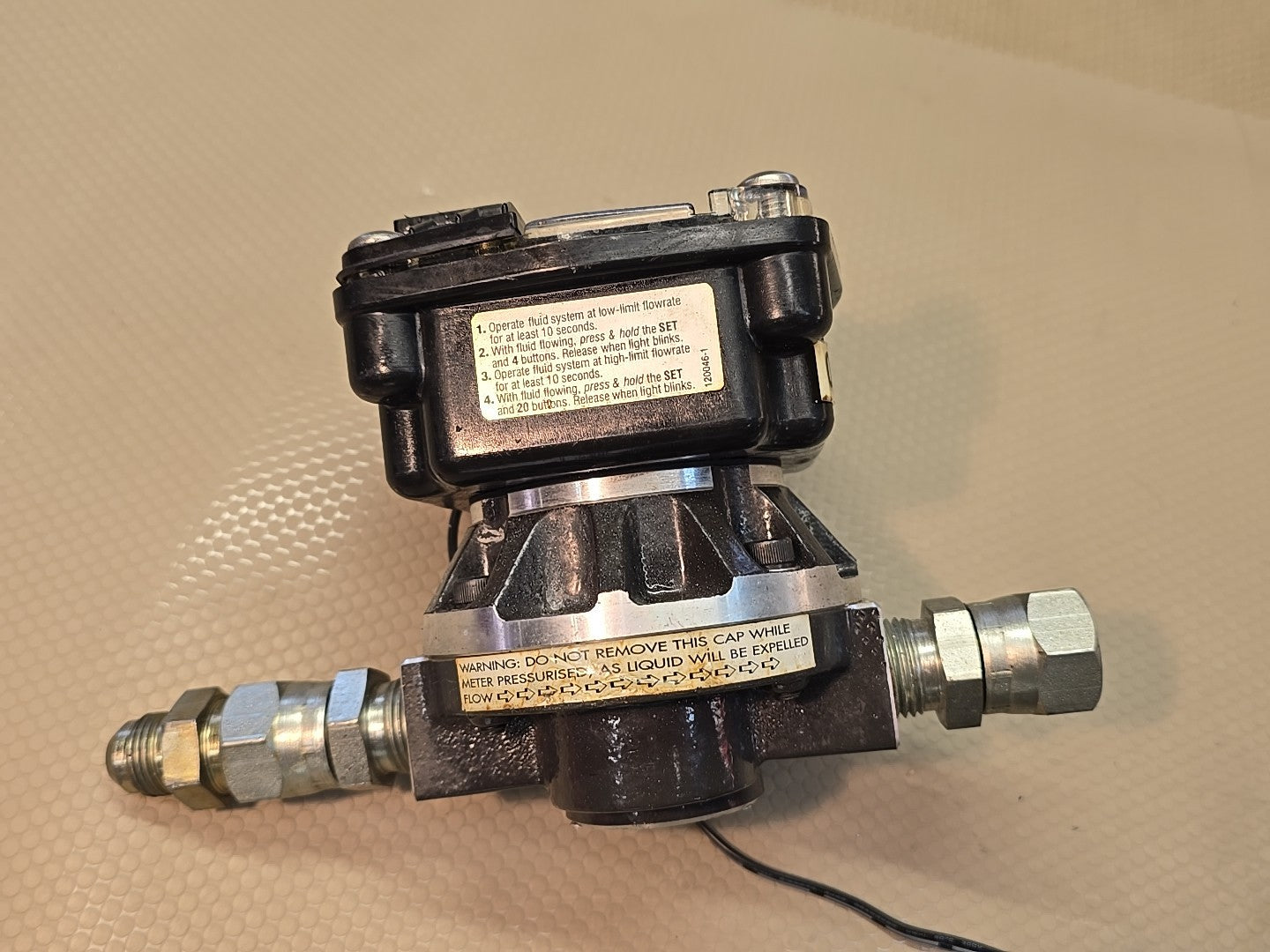 GPI Electronic Digital FLOW Meter GX510 G2S 150 PSI GM005A2R21-6