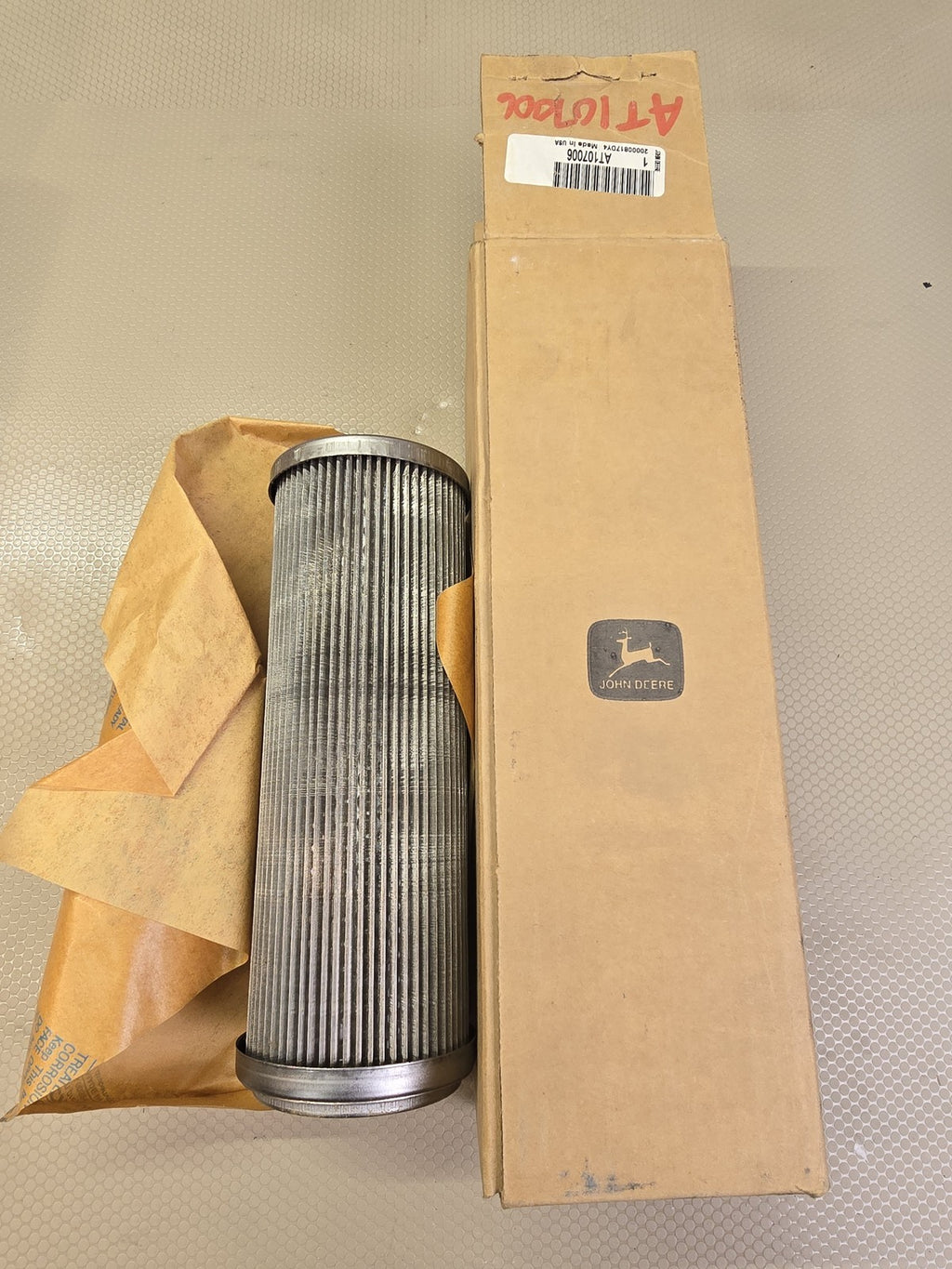John Deere OEM AT107006 Hydraulic Oil Suction Filter Element NOS
