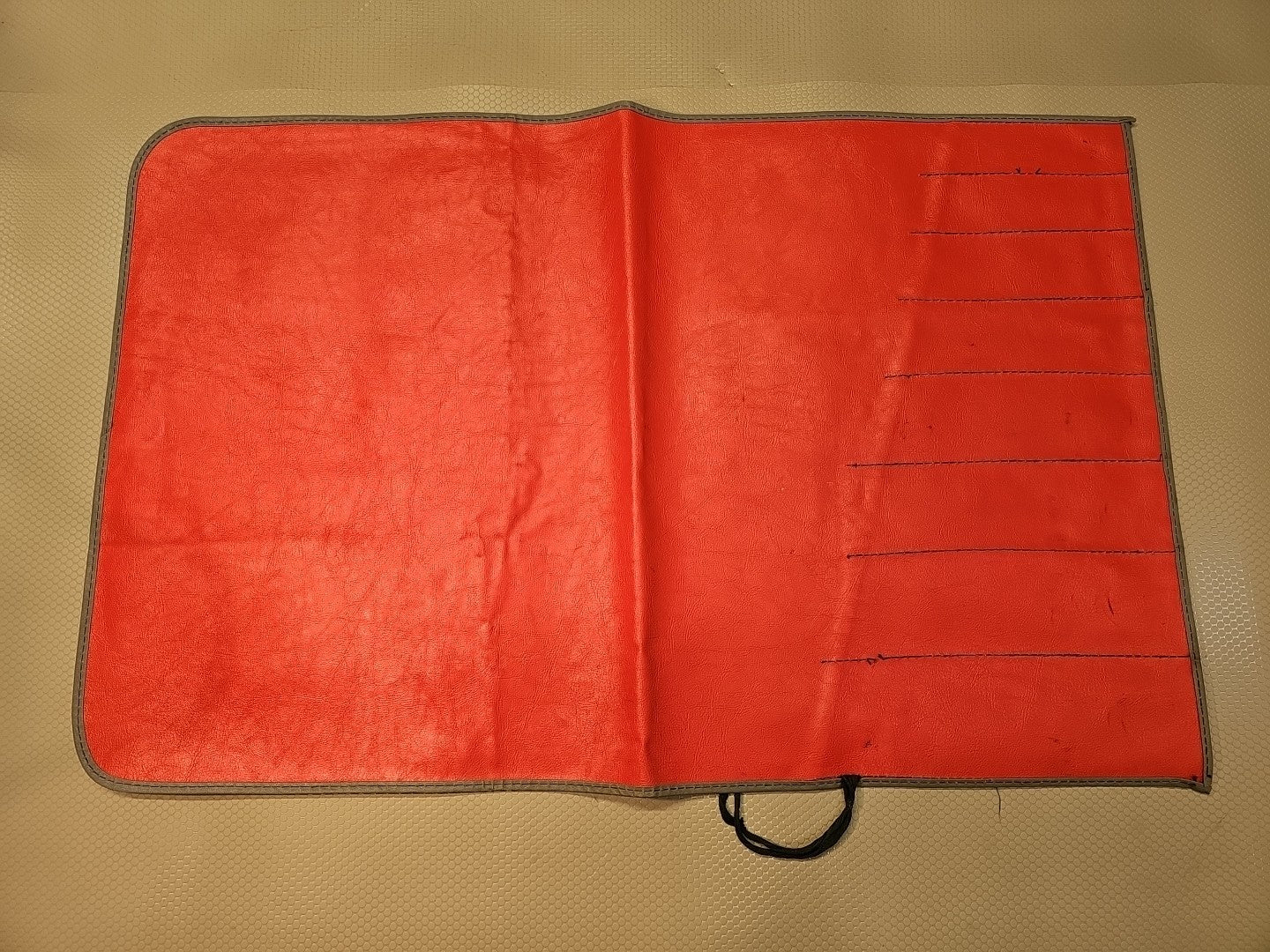 SNAP ON C-83B RED KIT BAG POUCH ROLL 8 POCKETS VINTAGE