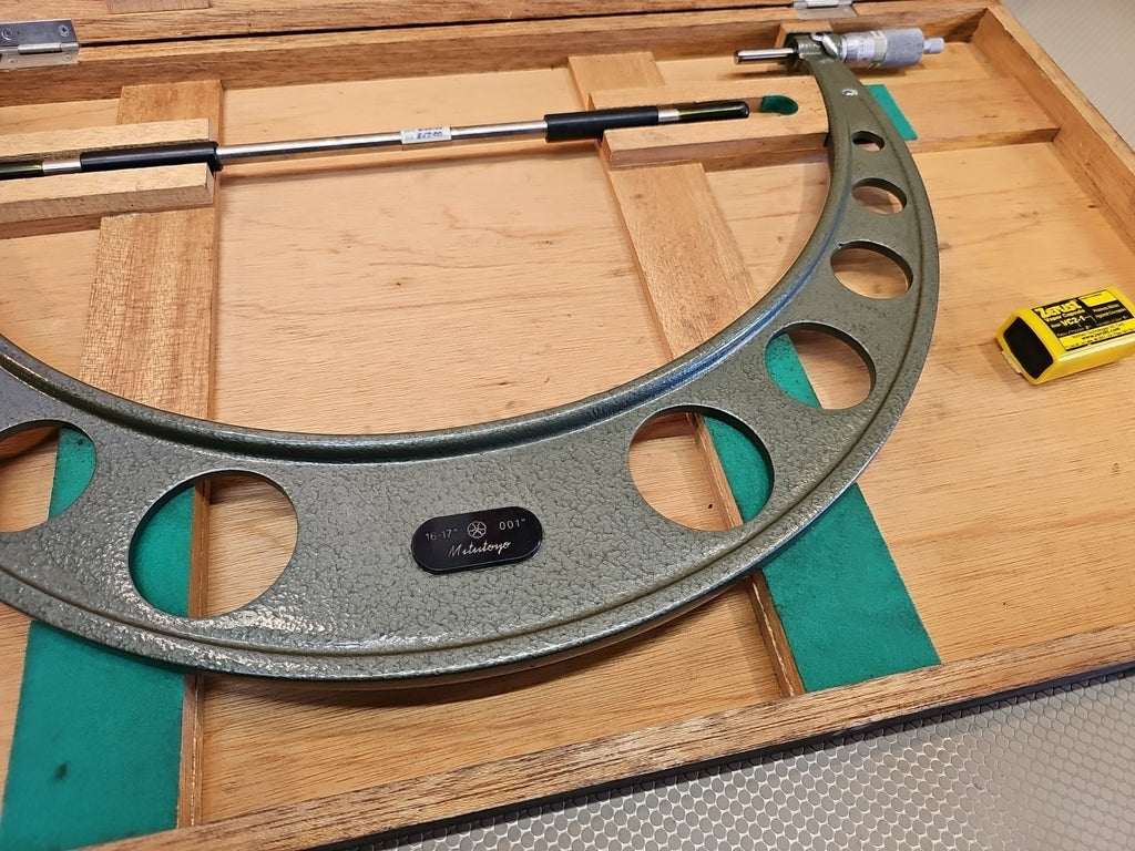 Mitutoyo 103-193 103 Series 16 to 17" SAE Mechanical Outside Micrometer *MINTY!*