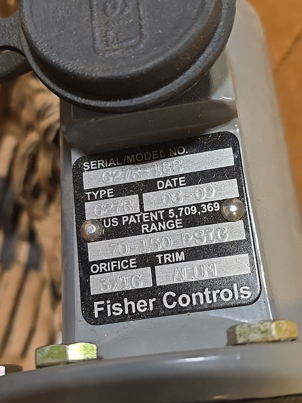 EMERSON Fisher 627R - 188 Regulator 3/16 NEW In Box