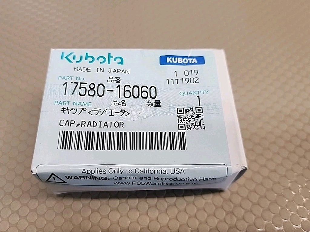17580-16060 Radiator Cap fits Kubota RTV900 L2600DT L4330DT L4630DT L5240HST