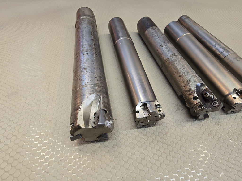 5x! MITSUBISHI / Other 1" - 1.5"  STEEL INDEXABLE END MILL BORING BAR Coolant