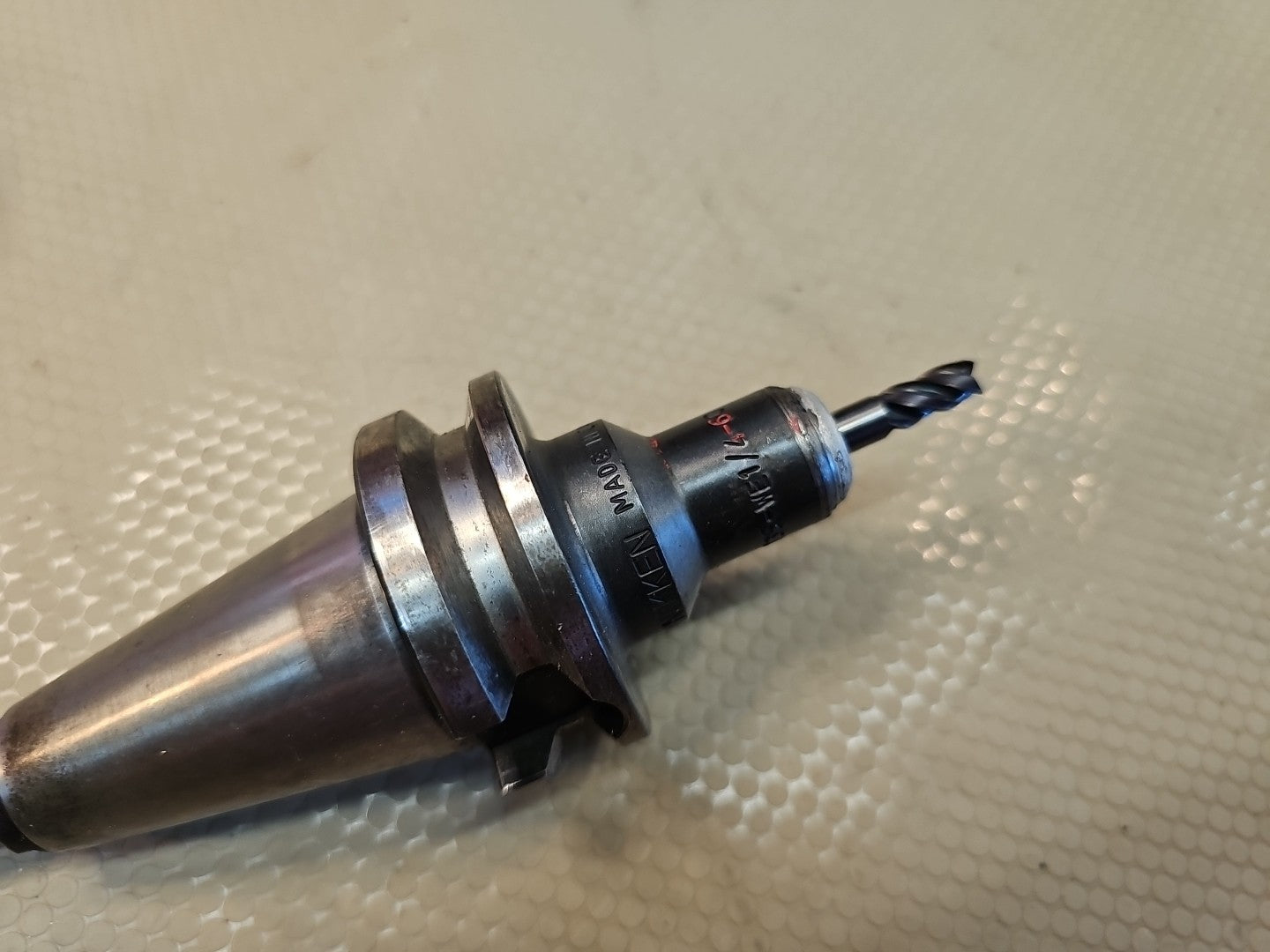 BT35 NIKKEN 1/4 I.D. SOLID END MILL TOOL HOLDER .25 STUB BT35-WE1/4-60 JAPAN