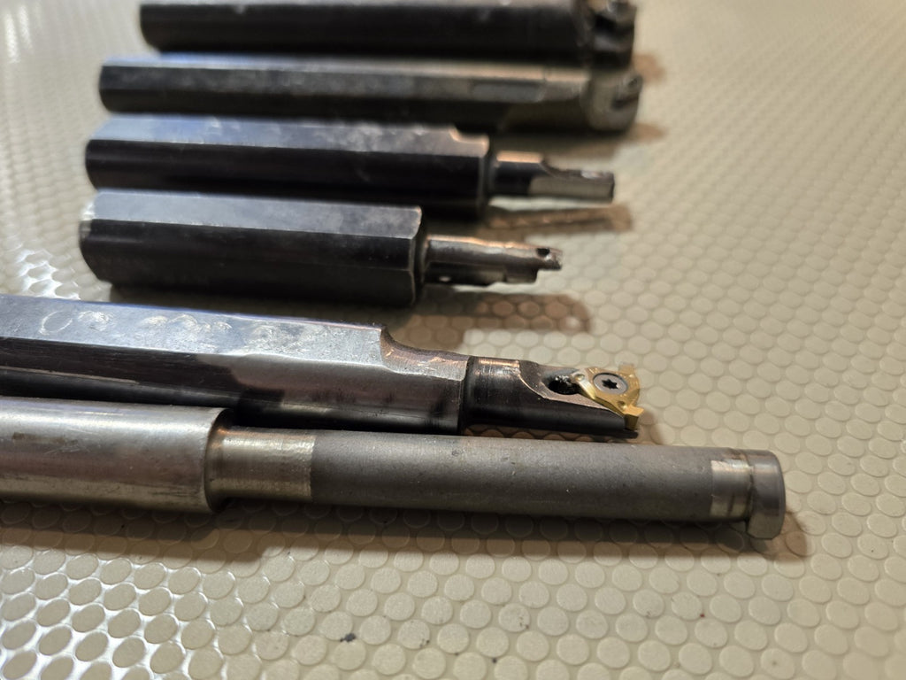 LOT OF BORING BARS END MILLS Cutters Shanks with Carbide Inserts 