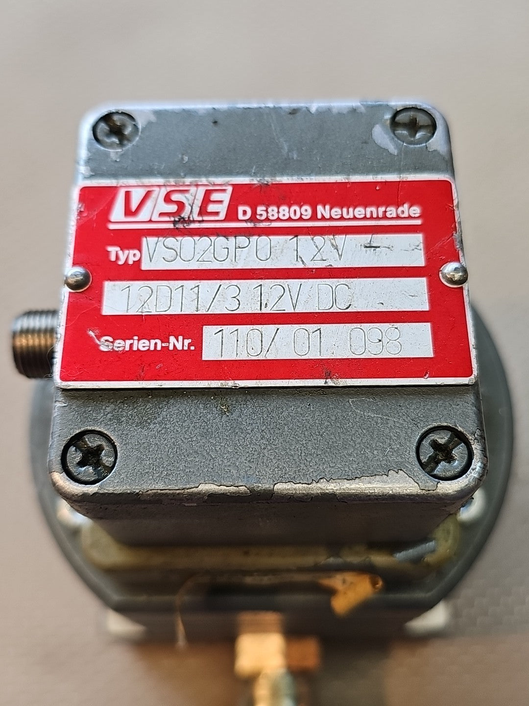 VSE FLow Meter VSO,4 Gp012V-12A11/1 24VDC #4009C124PR4