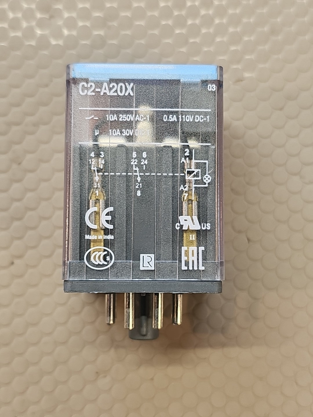 Releco MR-C C2-A20X AC120V 60Hz Relay 120VAC 8-Pin 10A 
