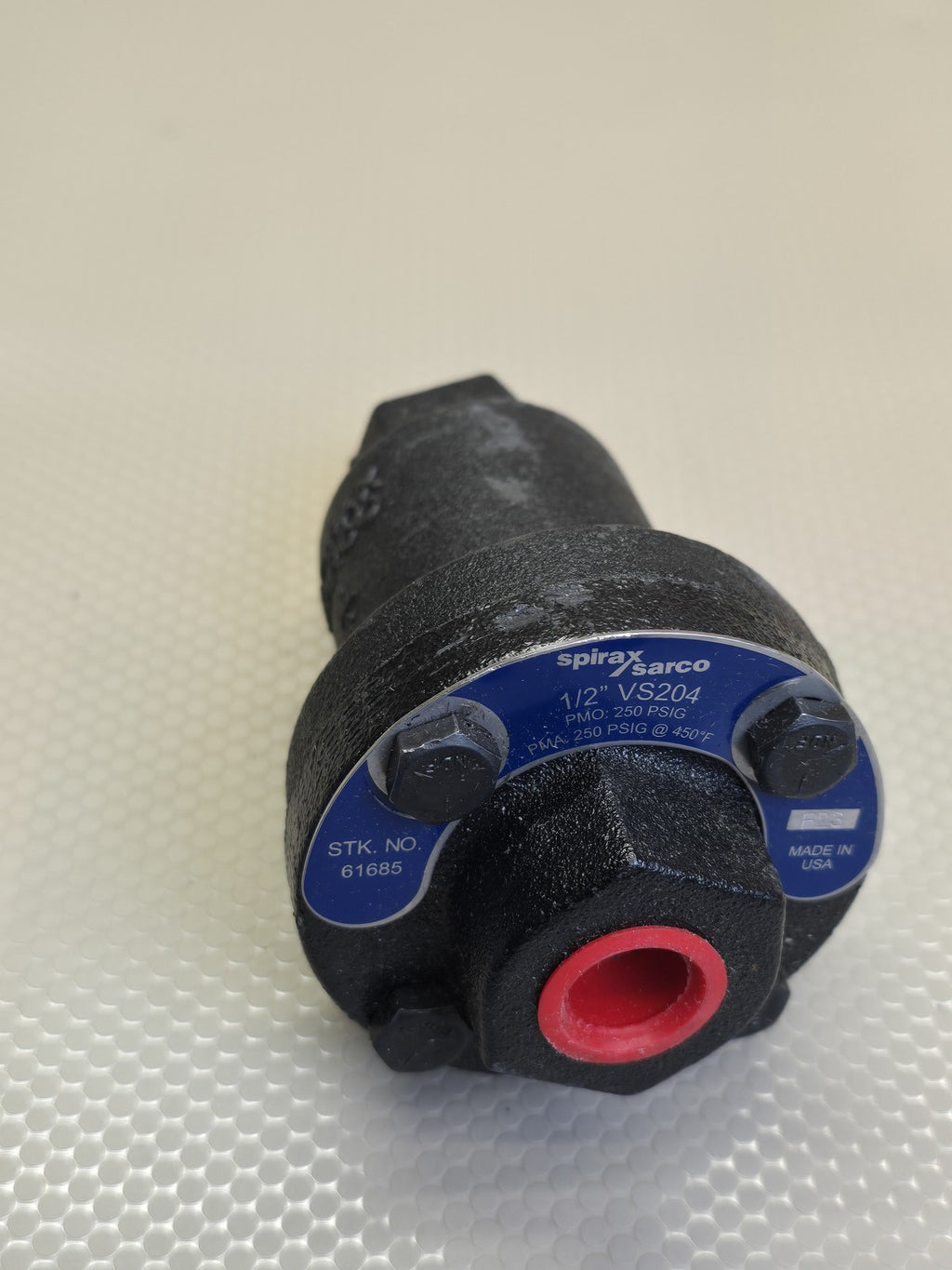 Spirax Sarco VS204 1/2" Thermostatic Air Vent Steam Trap 250 PSIG 61685