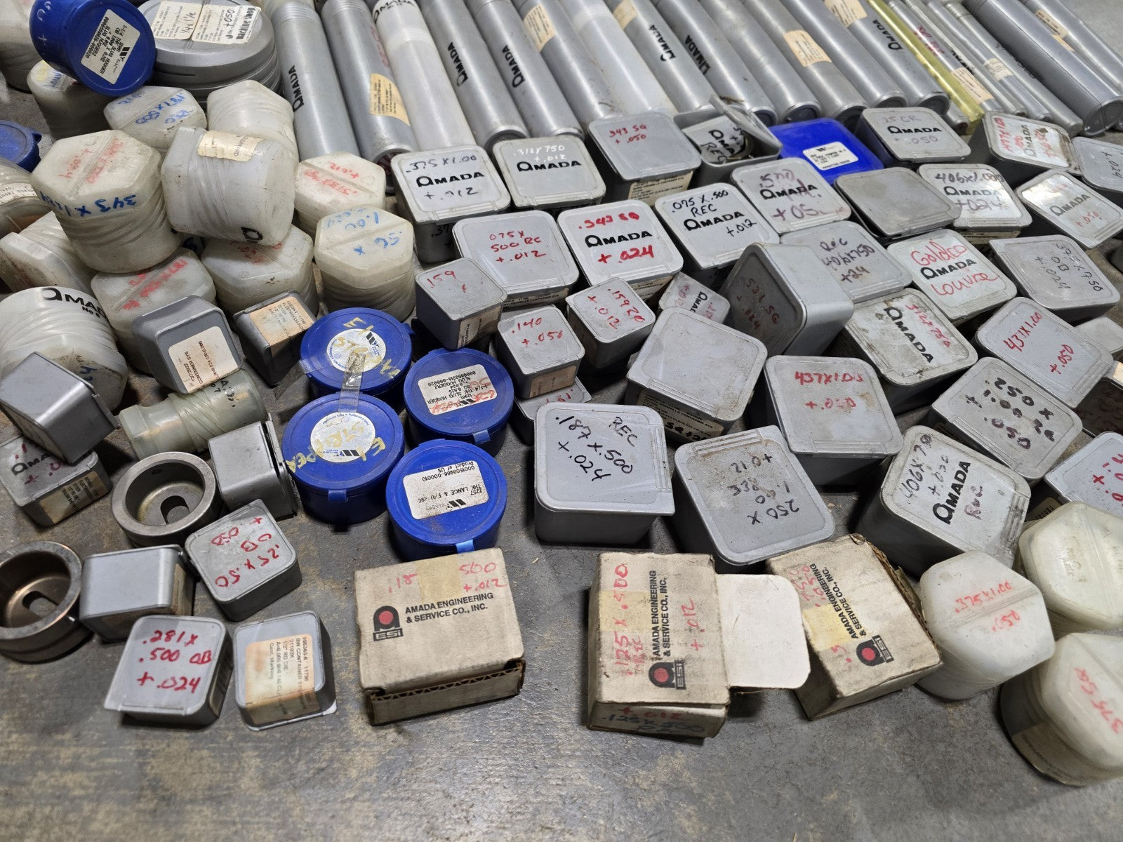 MASSIVE LOT AMADA Wilson Amada Turret Punch Tooling *179 Pc 9$ Per!*