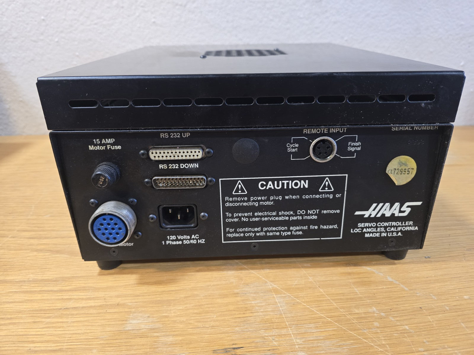 HAAS S5C SERVO CONTROLLER  12251470332