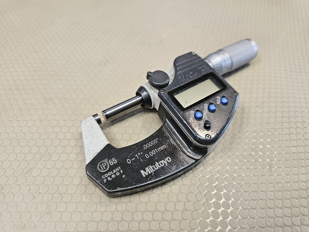 Mitutoyo 293-355 0-1" Digimatic Micrometer Digital OD