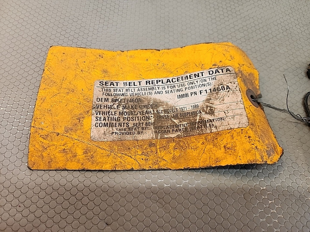 IMMI F11460A, K285-139 Seat Belt **