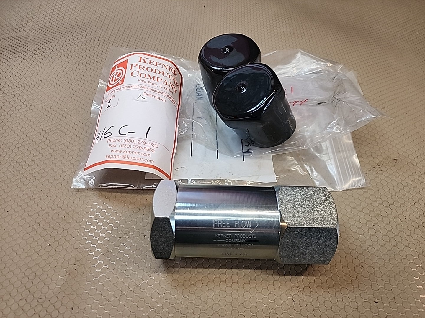 NEW IN BAG Kepner Product FreeFlow check valve 416C-1-75