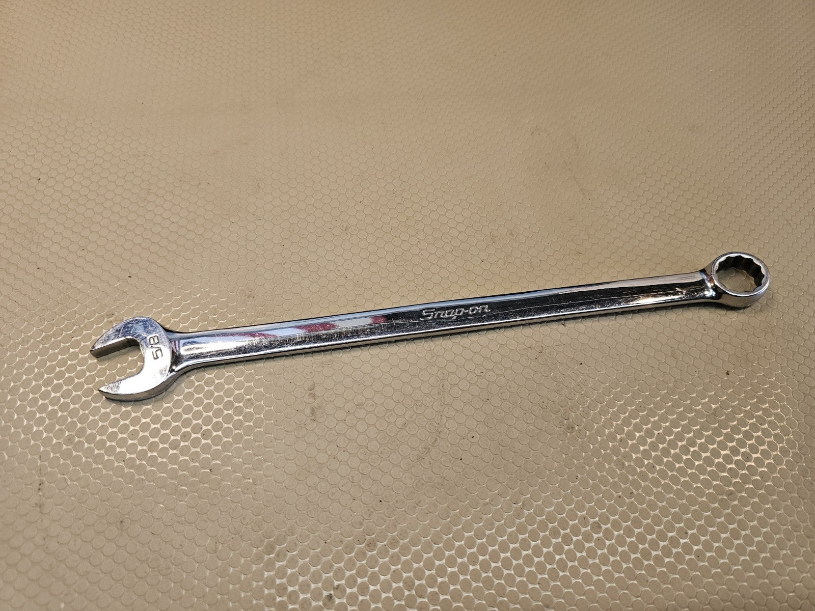 Snap On OEXL20 - 5/8" Long Handle 12Pt  Chrome Combination Wrench