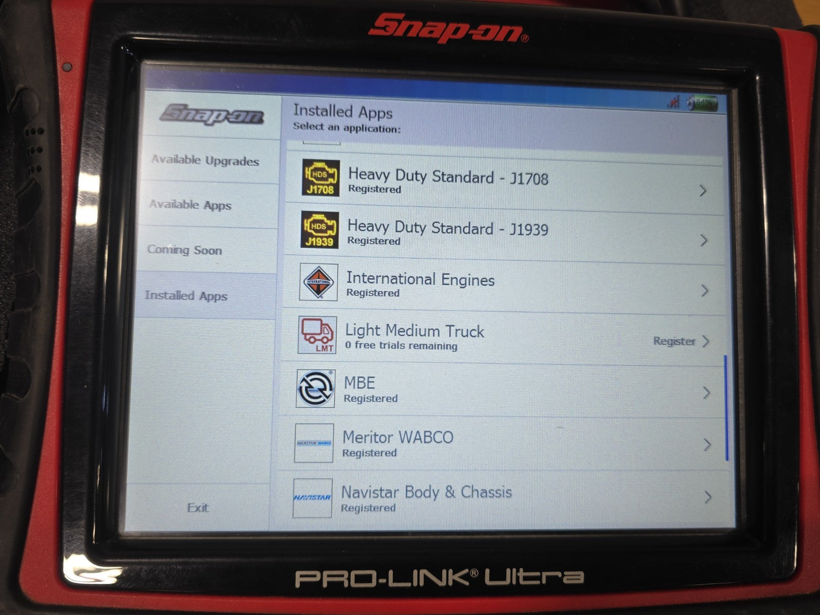 Snap-on Pro-link Ultra ELITE KIT EEHD184040 eehd704004 HEAVY *FULL SOFTWARE* 