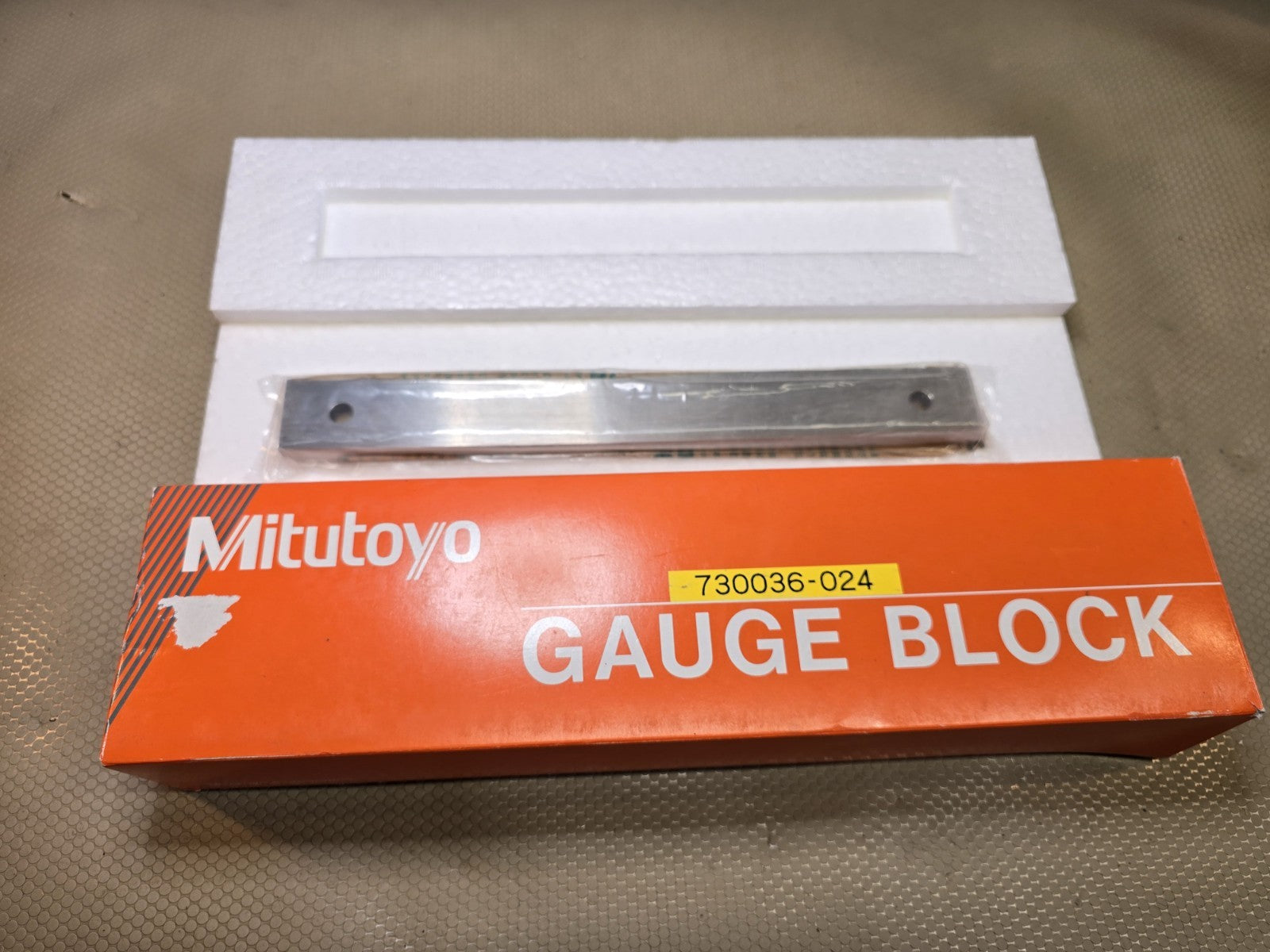 Mitutoyo 12” Length Rectangular Steel Calibration Inspection Gage Block Grade 0