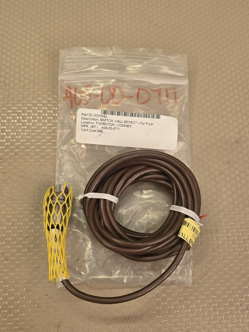 MSC 427021-00 Hall Effect Zero Speed Sensor JBT 405-00-071 Fryer