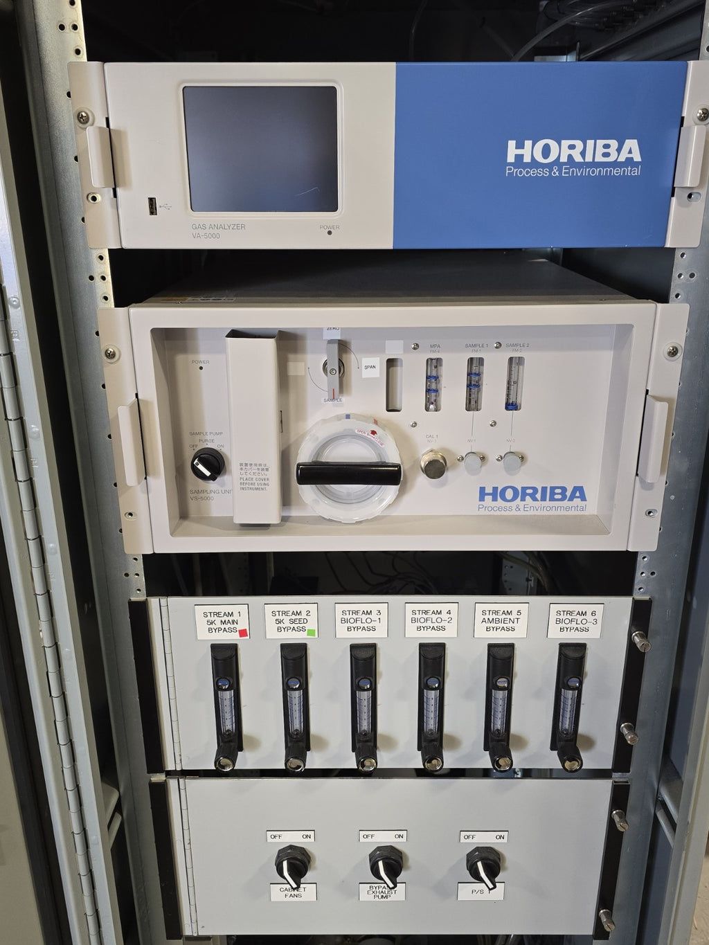 Horiba VA-5013 Multi-Component Gas Analyzer System VS-5000 VA-5000 Full System