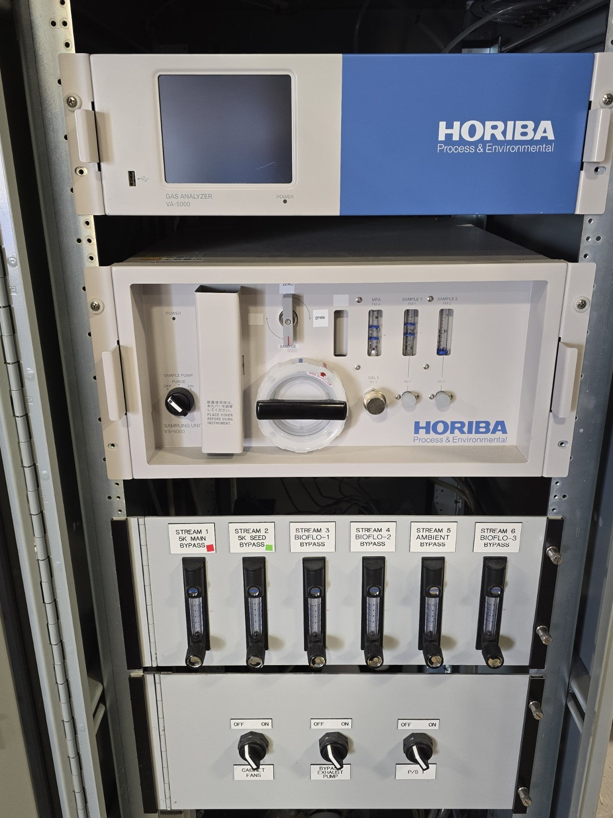 Horiba VA-5013 Multi-Component Gas Analyzer System VS-5000 VA-5000 Full System