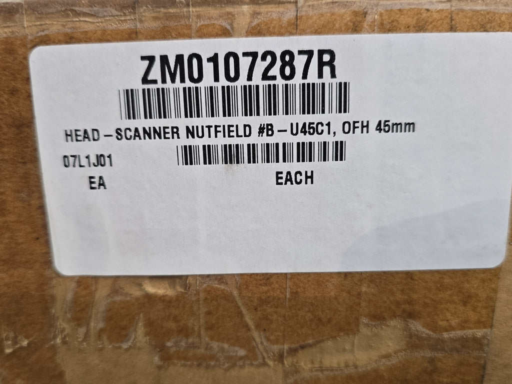 Nutfield Technology ZM0107287R Laser Scan Head B-U45C1 OFH 45mm Industrial
