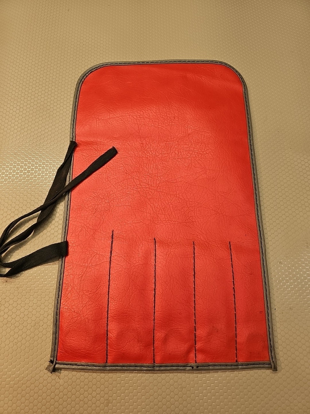 SNAP ON C-50B RED WRENCH  BAG POUCH ROLL 5 POCKETS *VINTAGE & MINT*