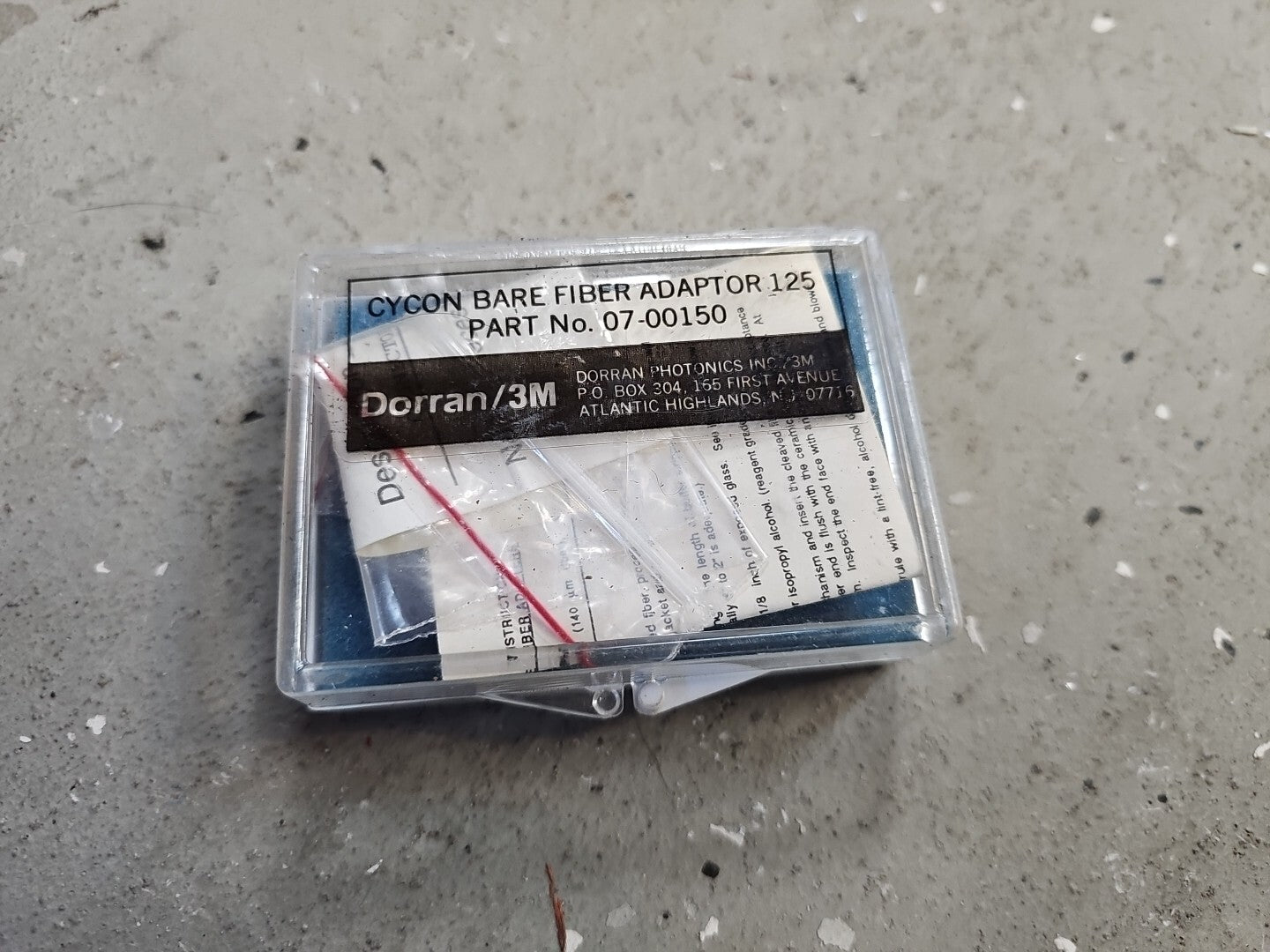 Dorran 3M Cycon BARE FIBER ADAPTER 125 Dorran 3M 07-00150 