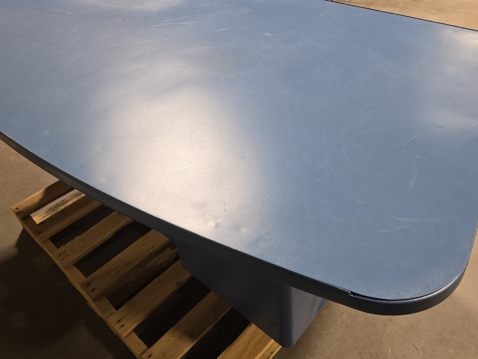 Cole Steel Vintage Mid Century Modern Tanker Desk Clean Original