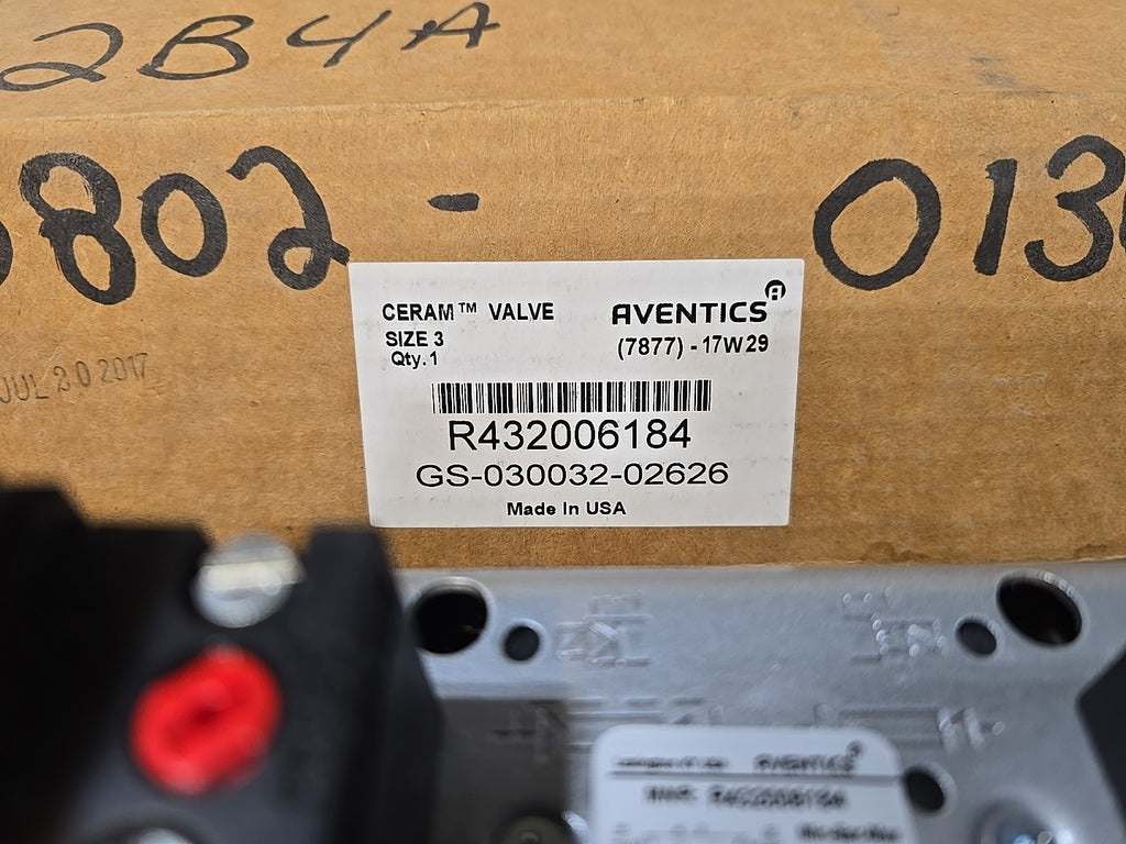 NEW AVENTICS R432006184 Size 3 SOLENOID VALVE