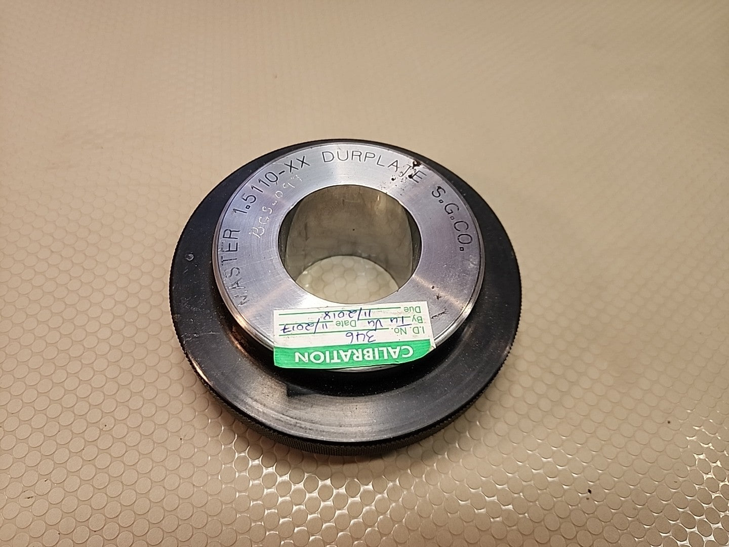 Master Ring Gauge Gage Smooth Bore 1.5110" USA
